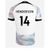 Billige Liverpool Jordan Henderson #14 Bortetrøye 2022-23 Kortermet